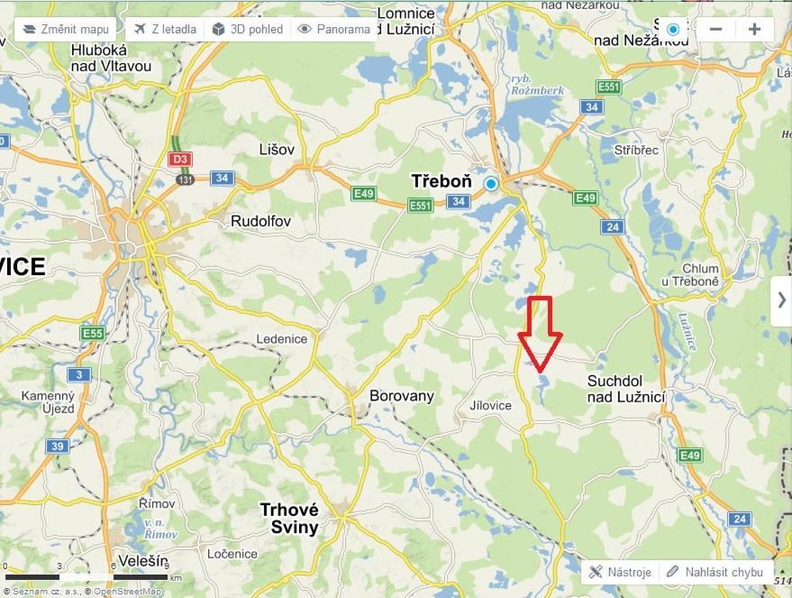 Chata U Rybnika Novy Lipnicky Třeboň Εξωτερικό φωτογραφία